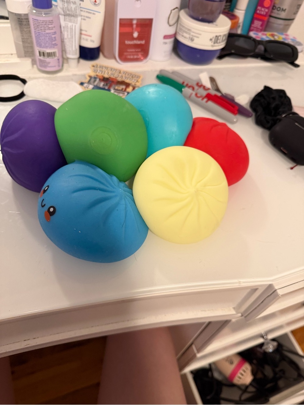 Rainbow Squeeze Sensory Balls Set — Multicolor Calming Toy for Kids